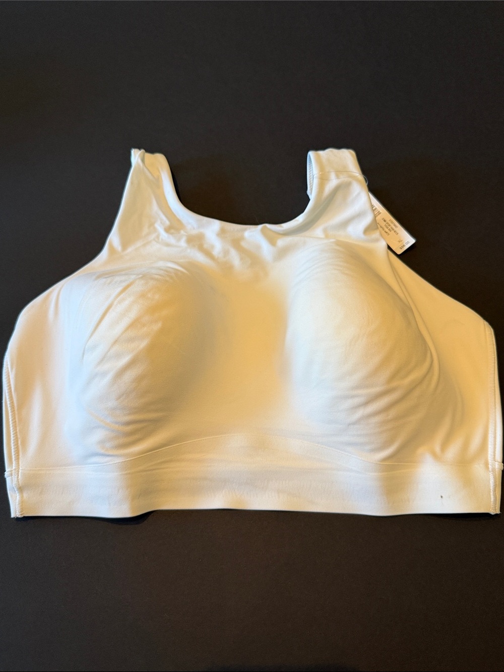 Soma High Neck Yoga White Wireless Seamless Comfort Sport Bra Athletic